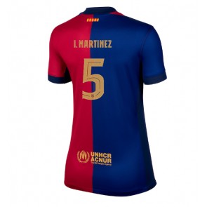 Barcelona Inigo Martinez #5 Replika Hjemmebanetrøje Dame 2024-25 Kortærmet